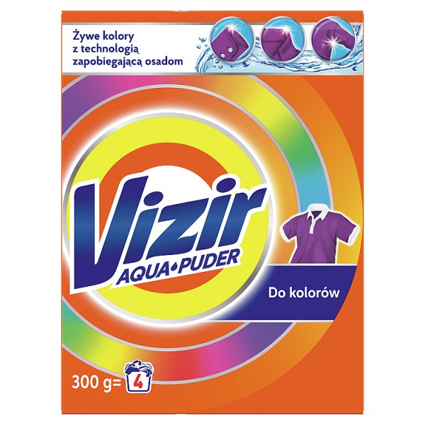 Vizir AquaPuder Color Proszek do prania 300G, 4 prań