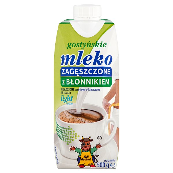 SM Gostyń Gostyńskie mleko zagęszczone z błonnikiem light 500 g