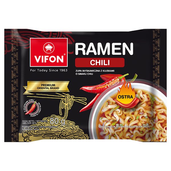 Vifon Ramen Zupa z kluskami o smaku chili 80 g