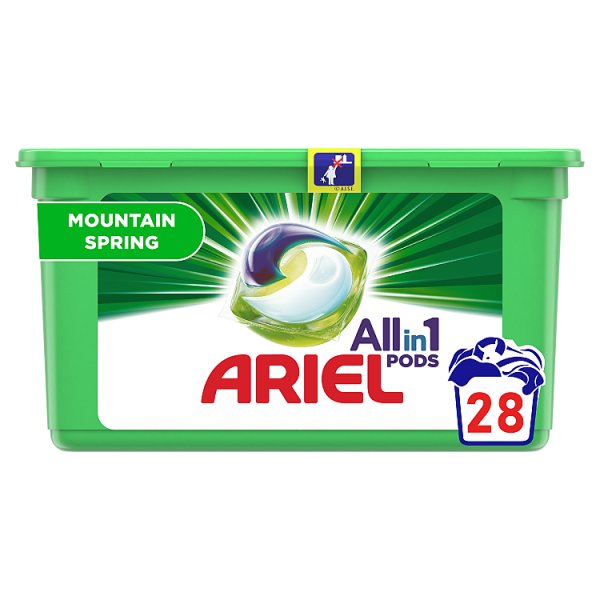 Ariel Allin1 PODS Mountain Spring Kapsułki do prania, 28 prań