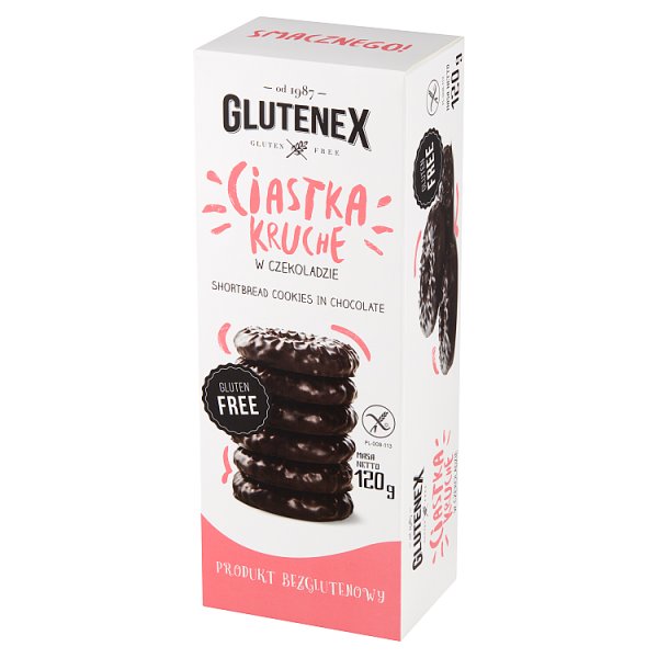 Glutenex Ciastka kruche w czekoladzie 120 g