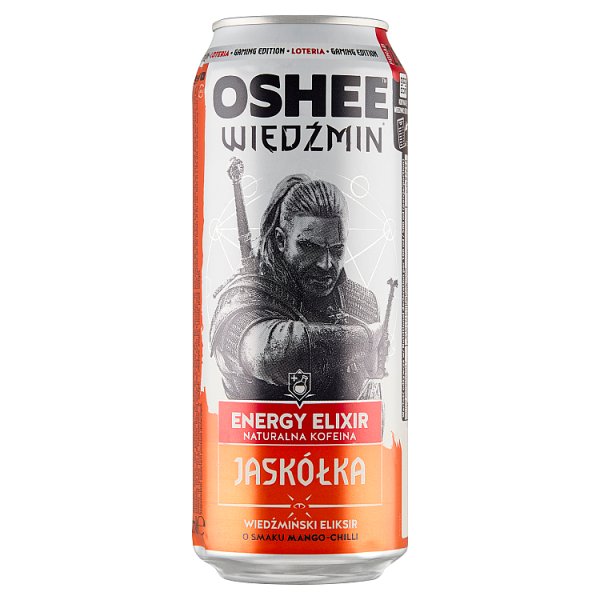 Oshee Wiedźmin Energy Elixir Jaskółka Wiedźmiński eliksir o smaku mango-chilli 500 ml