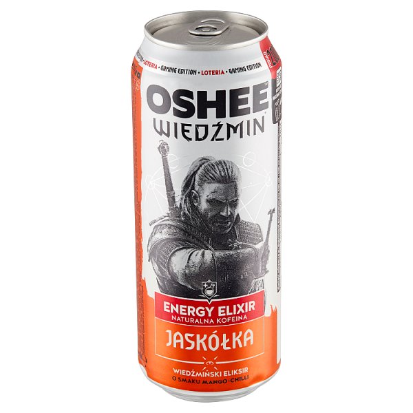 Oshee Wiedźmin Energy Elixir Jaskółka Wiedźmiński eliksir o smaku mango-chilli 500 ml