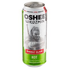 Oshee Wiedźmin Energy Elixir Kot Wiedźmiński eliksir o smaku jabłko-kiwi 500 ml
