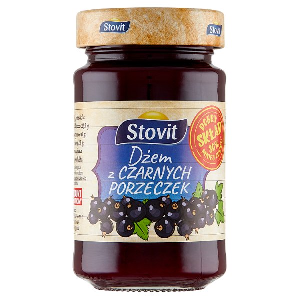 Stovit Dżem z czarnych porzeczek 260 g