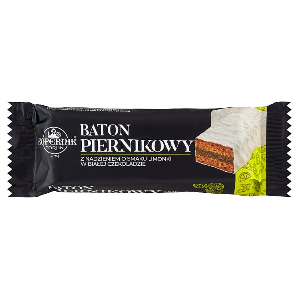 Kopernik Baton piernikowy z nadzieniem o smaku limonki w białej czekoladzie 49 g