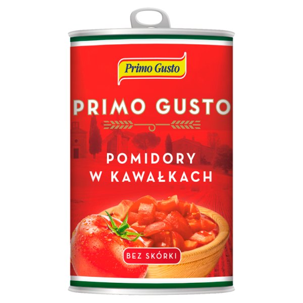 Primo Gusto Pomidory krojone bez skórki 400 g