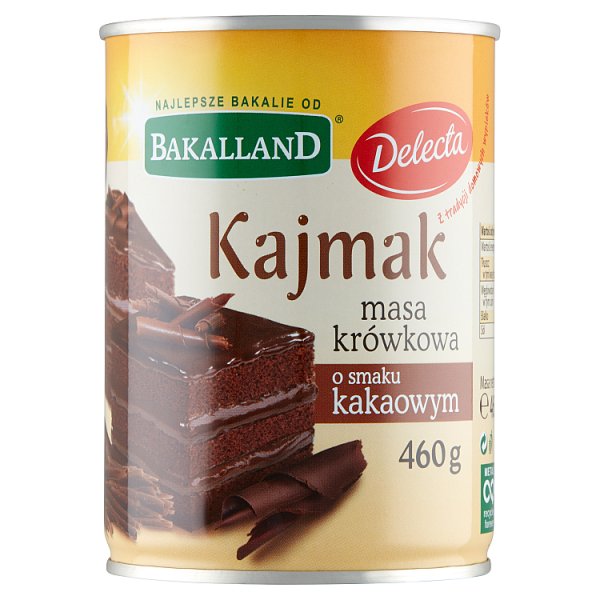 Bakalland Kajmak masa krówkowa o smaku kakaowym 460 g