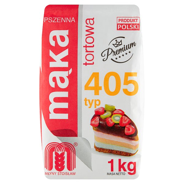 Młyny Stoisław Mąka pszenna tortowa premium typ 405 1 kg