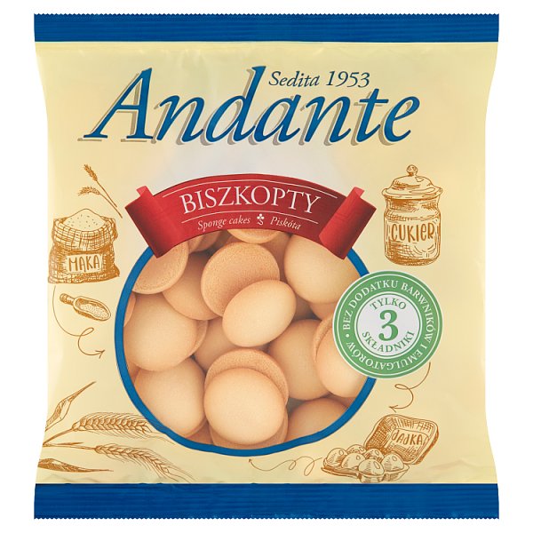 Andante Biszkopty 130 g