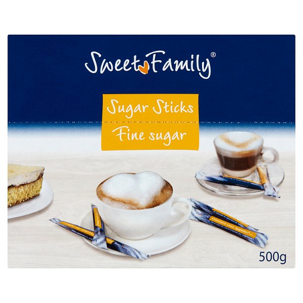 Sweet Family Cukier drobny w saszetkach 500 g (100 x 5 g)