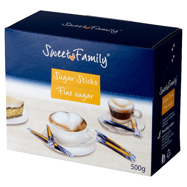 Sweet Family Cukier drobny w saszetkach 500 g (100 x 5 g)