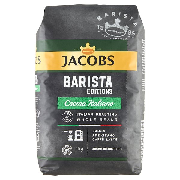 Jacobs Barista Editions Crema Italiano Kawa ziarnista palona 1 kg
