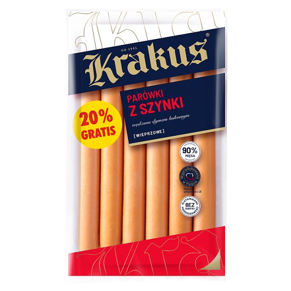 Krakus Parówki z szynki 240 g