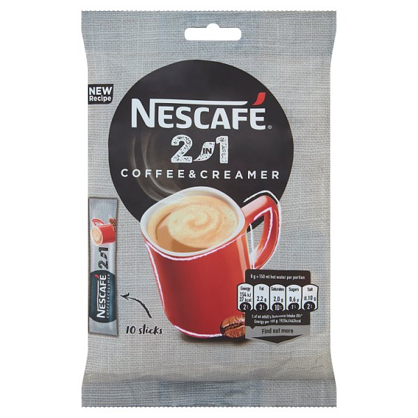 Nescafé 2in1 Coffee &amp; Creamer Rozpuszczalny napój kawowy 80 g (10 x 8 g)