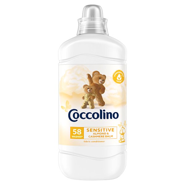 Coccolino Sensitive Almond &amp; Cashmere Balm Płyn do płukania tkanin 1450 ml (58 prań)