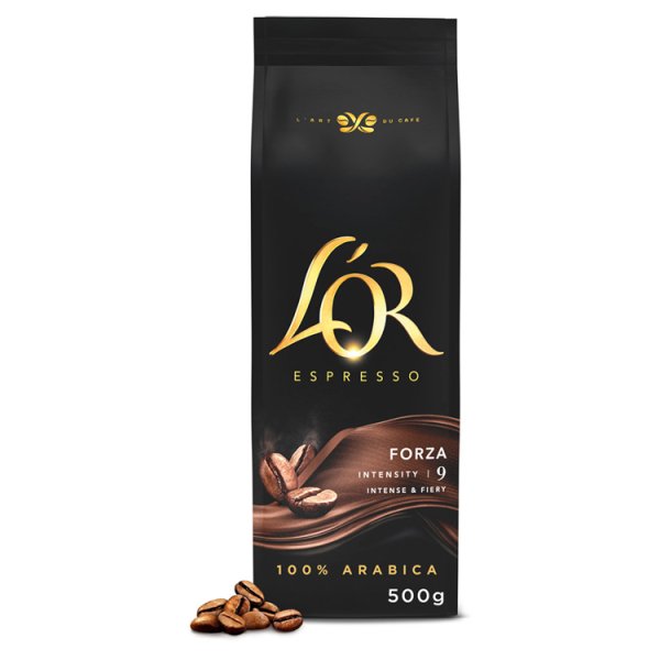 L&#039;OR Espresso Forza Kawa ziarnista palona 500 g