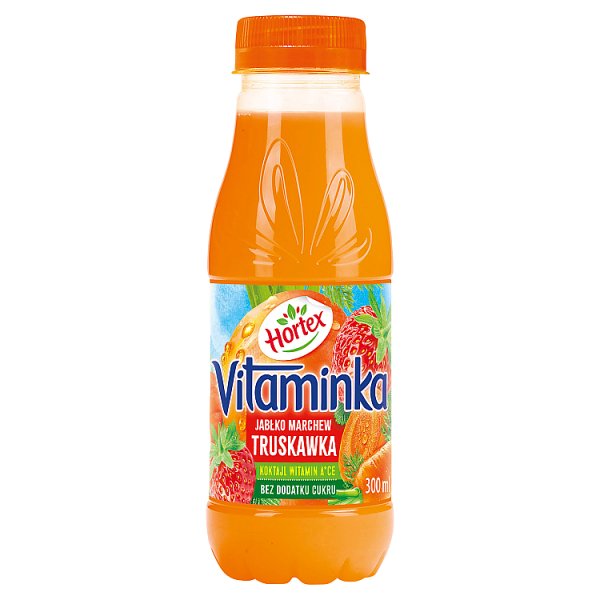 Hortex Vitaminka Sok jabłko marchew truskawka 300 ml