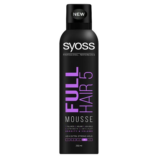 Syoss Full Hair 5 Pianka do włosów zwiększająca objętość ekstramocna 250 ml