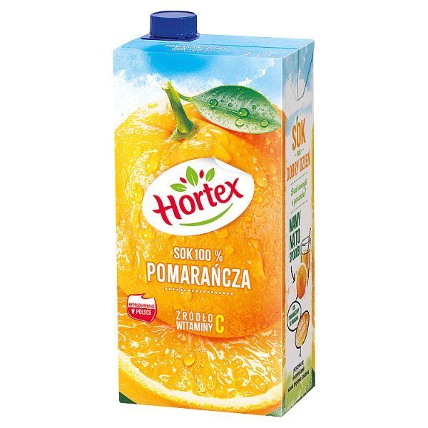 Hortex Sok 100 % pomarańcza 2 l