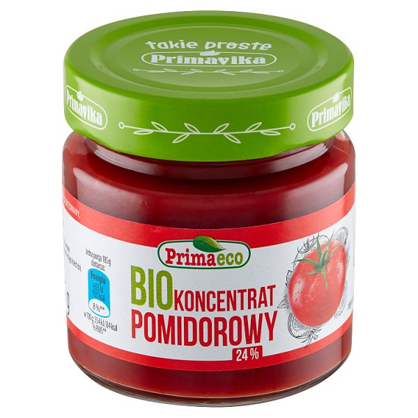 Primavika Primaeco Bio koncentrat pomidorowy 24 % 185 g