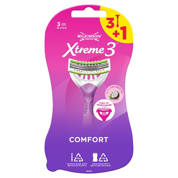 Wilkinson Sword Xtreme3 Comfort Jednorazowe maszynki do golenia 4 sztuki