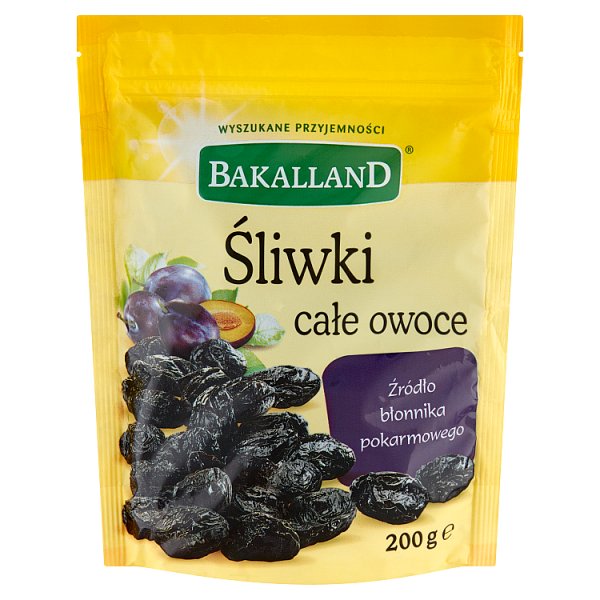 Bakalland Śliwki całe owoce 200 g