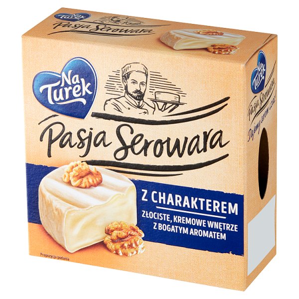 NaTurek Pasja Serowara Ser pleśniowy dojrzewający z charakterem 125 g