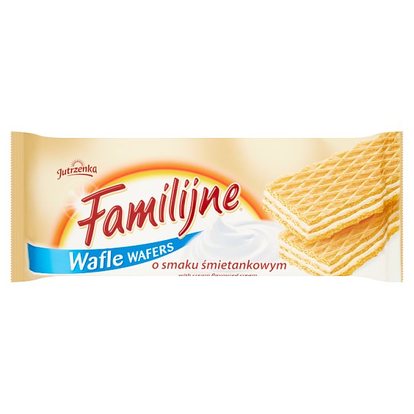 Familijne Wafle o smaku śmietankowym 180 g