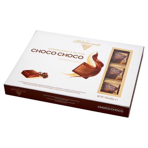 Solidarność Czekoladki z Klasą Choco Choco Czekoladki mleczne 200 g