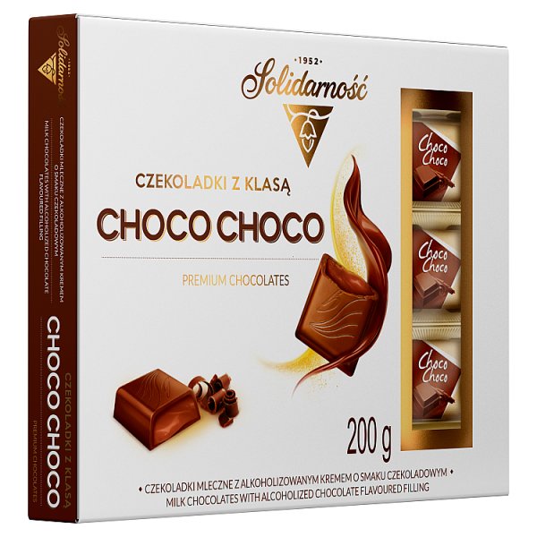 Solidarność Czekoladki z Klasą Choco Choco Czekoladki mleczne 200 g