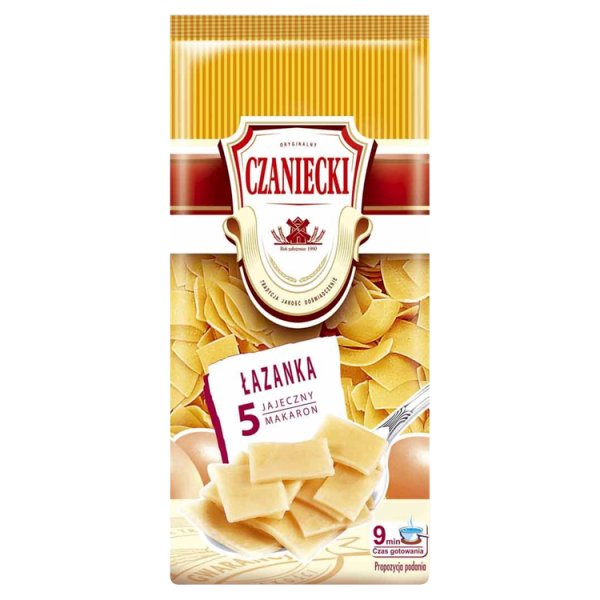 Czaniecki Makaron 5 jajeczny łazanka 250 g