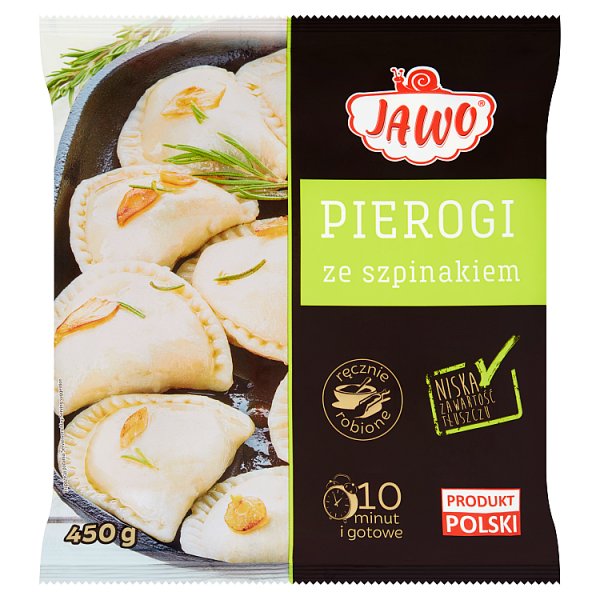 Jawo Pierogi ze szpinakiem 450 g