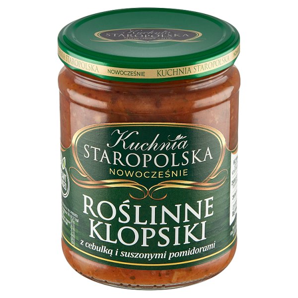 Kuchnia Staropolska Roślinne klopsiki z cebulką i suszonymi pomidorami 500 g