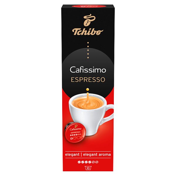 Tchibo Cafissimo Espresso Elegant Aroma Kawa palona mielona w kapsułkach 70 g (10 x 7 g)