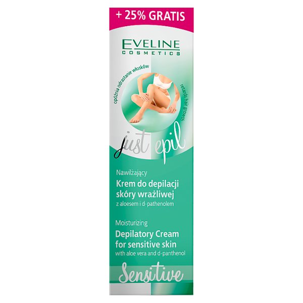 Just Epil Sensitive Nawilżający krem do depilacji skóry wrażliwej