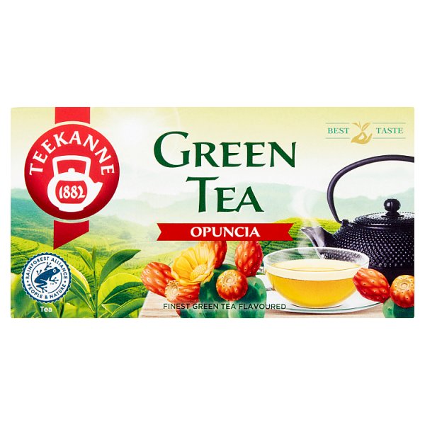 Teekanne Green Tea Opuncia Aromatyzowana herbata zielona 35 g (20 x 1,75 g)