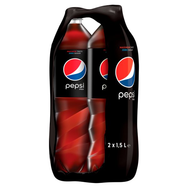 Pepsi Max Napój gazowany 2 x 1,5 l