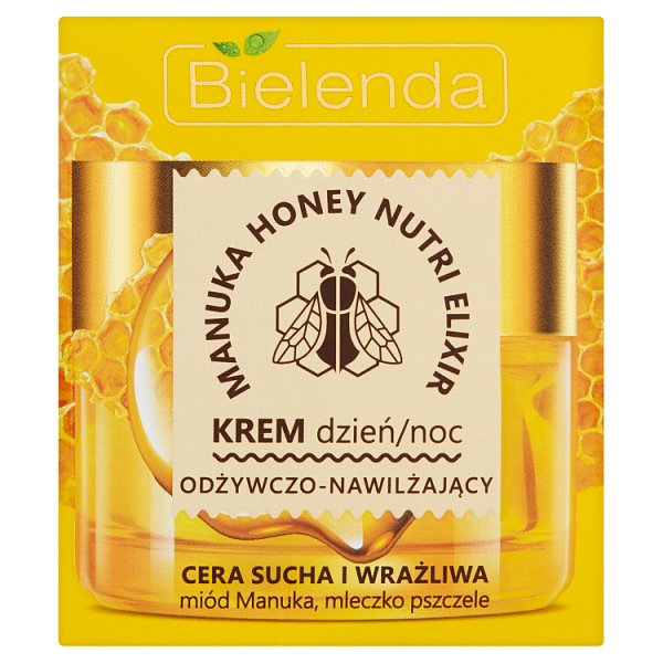 Bielenda Manuka Honey Nutri Elixir Odżywczo-nawilżający krem na dzień noc 50 ml