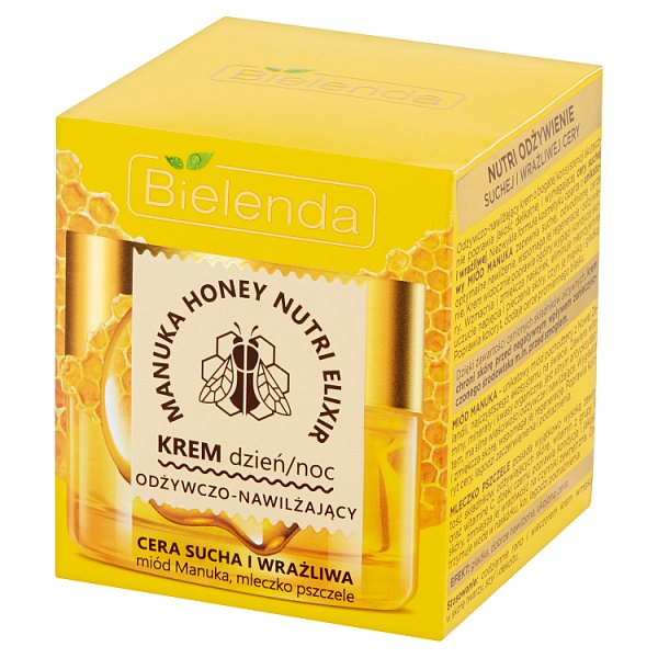 Bielenda Manuka Honey Nutri Elixir Odżywczo-nawilżający krem na dzień noc 50 ml