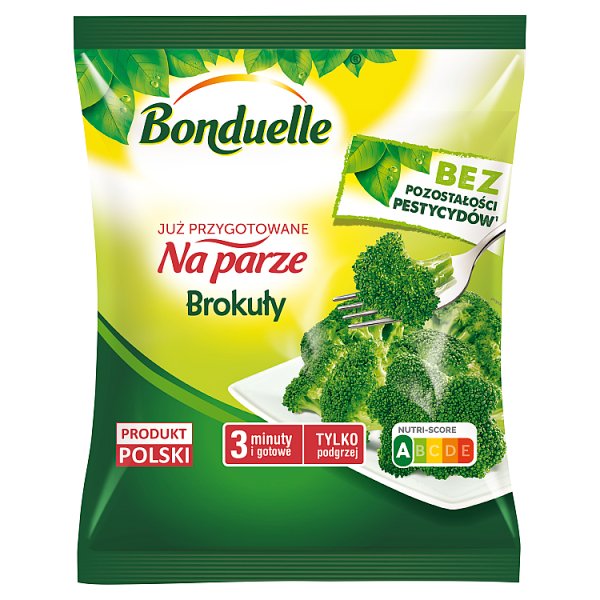 Bonduelle Już przygotowane na parze Brokuły 400 g