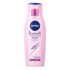 Nivea Hairmilk Natural Shine Szampon Wyzwalający Blask 400 ml