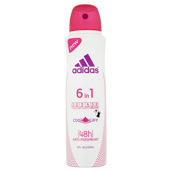 Adidas 6in1 Cool &amp; Care Dezodorant antyperspirant w sprayu dla kobiet 150 ml
