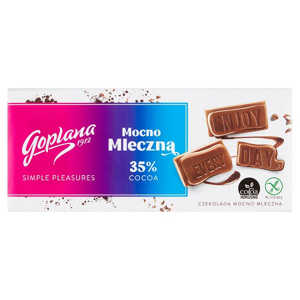 Goplana Czekolada mocno mleczna 90 g