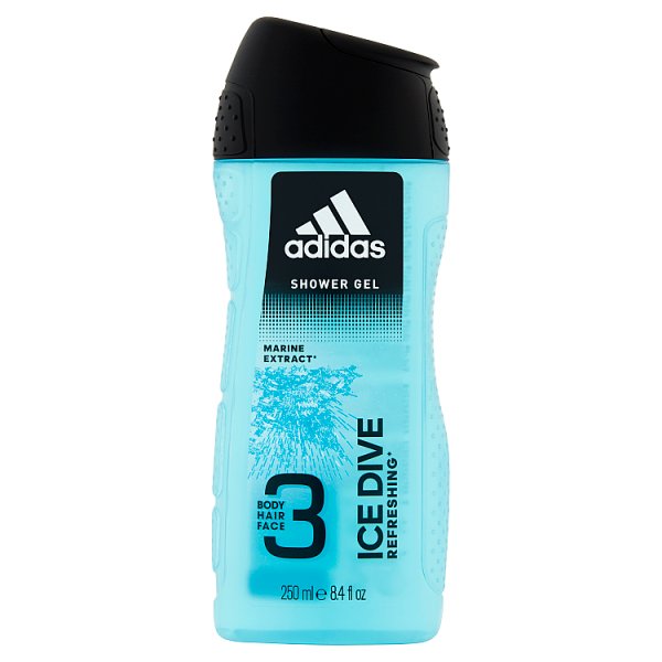 Adidas Ice Dive Żel pod prysznic dla mężczyzn 250 ml