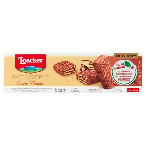 Loacker Patisserie Crème Noisette Ciastka waflowe 100 g