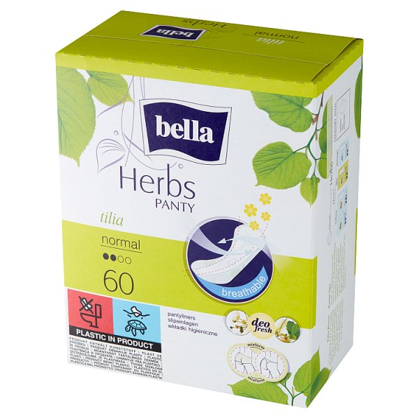 Bella Herbs Panty Tilia Normal Wkładki higieniczne 60 sztuk