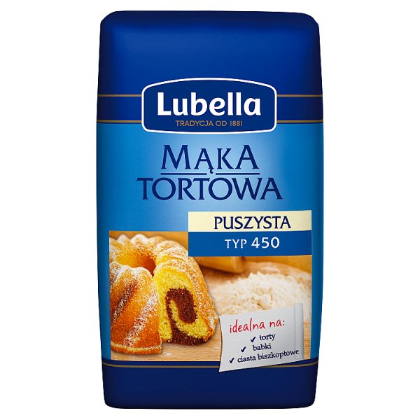 Lubella Mąka puszysta tortowa typ 450 1 kg