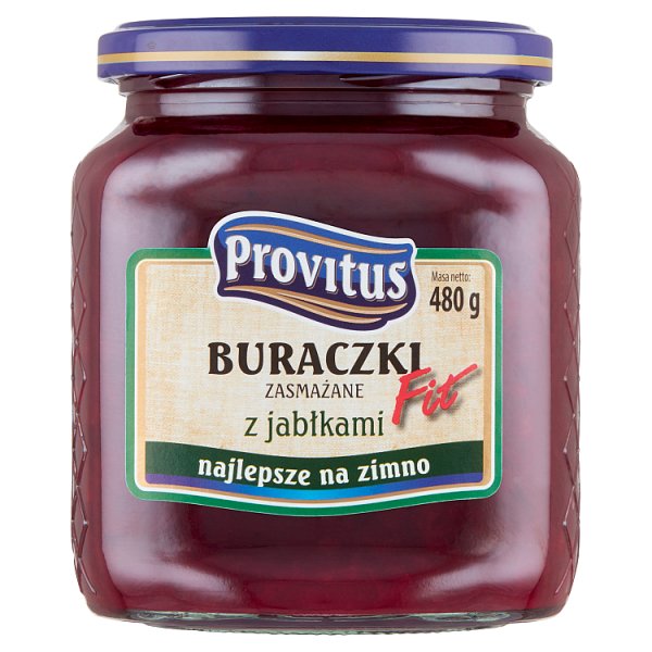 Provitus Fit Buraczki zasmażane z jabłkami 480 g