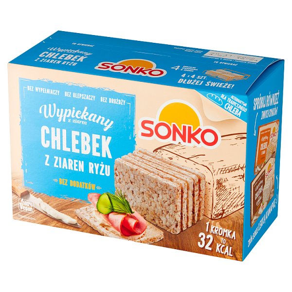 Sonko Chlebek z ziaren ryżu 120 g